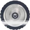 Generico Compatibile for 1 pezzo Dia.150mm * 50mm Ruota in gomma Smerigliatrice a nastro Contatto tenditore attivo 6 x2 Parte levigatrice(K150x50mm 6202 12.7,90A hard)