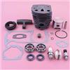 DORFEY Kit cilindro pistone da 46 mm adatto for motosega H-u-s-q-v-a-r=n-a 55 51 503609172 W guarnizione paraolio perno cuscinetto tubo carburante maniglia di avviamento