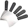 LIBINUP Raschietto per spatola Raschietto for vernice/muro - Maniglia ergonomica e confortevole 5 pezzi/1,5 pollici (Size : 5Inch)