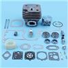 DORFEY Kit guarnizione, cuscinetto, pistone e cilindro da 52 mm, adatto for motosega H-u-s-q-v-a-r-n-=a 272XP 61 268 272 XP, pezzo di ricambio cromato di grande diametro.