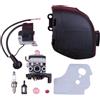 LIWaaGe Adatto for motore a tempi GX35, piccolo tosaerba, carburatore, bobina di accensione, kit guarnizione coperchio filtro