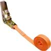 HLHLH Cinghia di ancoraggio for carichi con corda tensione for auto da 5 m x 25 mm, robusta cinghia a cricchetto, sgancio rapido for strumenti fissaggio for bagagli e borse(Orange)