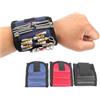 Yvxotrxnk Strong Magnetic Wristband with 15 magnets | Cool Gadgets & Professional Tool for Men | Adjustable Wrist Belt Belt Holds Screws, Nails, Drill Bits, Bulls | Durable Worksite Organizer(Blue)