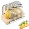 Westmark Tagliapatate a Ventaglio - Ideale per tagliare patate uniformi a forma di ventaglio (Hasselback), per patate fino a circa 10 cm di lunghezza - Acciaio inox 18/8