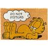 Grupo Erik Zerbino Garfield - Zerbino Ingresso Esterno Cocco Divertente 40x60 cm con Base in PVC Antiscivolo | Tappeto Ingresso Esterno