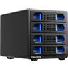 Does not apply Case Hard Disk 4 Baie Con Ventola HDD/SSD SATA 2,5/3,5 Con Cavo USB A/C 3.0, Cas