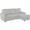 SHIITO | Modello Play - Divano a 3 posti con Chaiselongue e Cassapanca | Massimo Relax e Comfort | 230 x 84 x 96 cm - Colore Beige