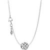 PANDORA Moments 590515-45+791872 - Collana classica con ciondolo a forma di infinito aperto, in argento Sterling, misura 45 cm, 45 cm, Argento, Nessuna pietra preziosa