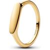PANDORA Anello da donna color oro 163986C00, 56/17,8, Argento sterling, Nessuna pietra preziosa