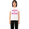 Inter T-Shirt Donna, Prodotto Ufficiale, Collezione Back to Stadium