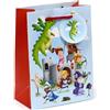 Puckator Busta Regalo per Feste e Compleanni - Cavalieri & Draghi - M, Dimensioni 23cm, Bigliettino Incluso