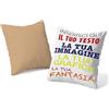VENEZIANO Gruppo Cuscino Personalizzato 40x40 con Imbottitura - Cuscino Personalizzato con Imbottitura - personalizza Ora con Testi, Loghi o Immagini - 100% Made in Italy