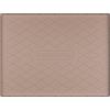 URMONA Tappetino Sottolavello Silicone 48 x 71 cm, Mobile Cucina e Bagno | Protezione mobile, mensole organizer, impermeabile, bordo rialzato, facile pulizia, uso cucina bagno e ripiani casa (Cachi)