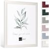 Bildershop-24 Cornice portafoto moderna stabile Dalia Magnolia, 35 x 45 cm, cornice per foto e certificati, colore e dimensioni a scelta