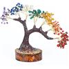 Crocon Albero della vita in cristallo 7 chakra albero bonsai cristallo curativo decor della casa regalo portafortuna regali compleanno per donne mamme decor per la scrivania dell'ufficio mano.
