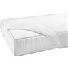HOME ZEN HOUSEHOLD LINEN Coprimaterasso BRILLLIANT spugna traspirante stretch jacquard copertura proteggi salva materasso con angoli elastico perimetrale (100X200 CM)