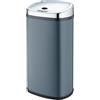 KITCHEN MOVE Largo Pattumiera automatica da cucina, 42 l, in acciaio inox, con reggiatura, grigio opaco