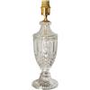 Generico LUCECLASS, Lampada da Tavolo classica in Cristallo trasparente, con Filo Elettrico Oro, per Casa, Ufficio, hotel, soggiorno nuova di lusso