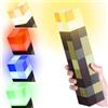 LIAVOP Lampada Torcia Artigianale, Luce Notturna da Parete con Gancio, 4 Colori, USB-C per Lampada da Comodino per Soggiorno, Studio, Camera, Gaming