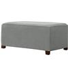 POIUYT Rettangolare Copri Pouf, Elasticizzato Fodera per Pouf in Tessuto Jacquard Copertura Dell'Ottomano Morbido Elastico Fodera per Pouf Lavabile Copri Poggiapiedi per Soggiorno