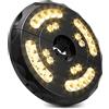 TOPFIFTY Lampada Ombrellone da Giardino Wireless Ricaricabile USB con 28 LED, 2 Modalità di Illuminazione, Durata: 18-54 ore, Luci per Ombrellone da Giardino Esterno Terrazzo Balcone