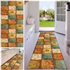 YosetomhLvey Tappeto Runner per Corridoio Tappeto Cucina Passatoia Antiscivolo Lavabile Tappeto Corridoio Tappeti Runner Passatoia Tappetino per Soggiorno Corridoio Entrata Tappeto Ingresso Interno 60 x 300 cm