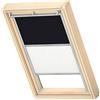 VELUX Tenda oscurante Duo, VELUX Originale per P34, PK34, P04, Nero con guida grigia