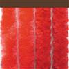 MOSCHITELLA Tenda antimosche Moschiera Ciniglia Extra vellutata ø42 mm, Vari colori/misure, Porte esterne/interne, Divisori, Negozio, Camper ottima Schermatura 100% MADE in ITALY (120 x 230H cm, Rosso 23)