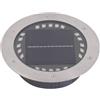 YRCHang Faretto a Incasso Solare Giardino Esterno, 8/12/16/20 LED luce solare confezione da faretti solari da incasso a terr,Lampada solare per Prato, Vialetto, Scala, Paesaggio(Size:Luce calda,Color:20W)