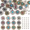 PH PandaHall PandaHall 24 Set Rivetti a Vite Posteriore Rivetti per Pelle Fibbia Retrò Rivetti Decorativi a Borchia per Portafogli Borsette Scarpe Artigianato in Pelle Vestiti Cintura