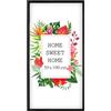 MG Design Cornice 50 x 100 cm - colore Nero, in legno, con vetro acrilico - da appendere in verticale o in orizzontale, senza sfondo, per foto, poster, puzzle