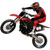 ASD Jewerly Orologio da parete personalizzato Motocross Rider Regalo Amanti della motocicletta, stampa piatta 2D Nome del cavaliere personalizzato Testo Orologio da parete del cavaliere della motocicletta