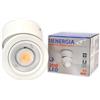 KOMBO HENERGIA - Eagle Eye Faretto LED Orientabile 28W Bianco, 2500 Lumen, 4000K, Pan/Tilt 90°-350°, Fascio Regolabile 15°-45°, Design Moderno - Illuminazione da Soffitto o Parete per Interni