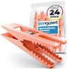 DIYexpert Mollette da bucato Tempesta Made in Germany | [salmone] | Stendibiancheria da letto e stendibiancheria | Lettini da spiaggia e clothes pegs