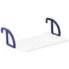 Leifheit 83056 Stendibiancheria da Balcone Classic 70, Acciaio, Bianco, 7 m