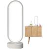Zyntora Lampada Moderna Da Comodino | Lampade Da Tavolino Con Ricarica USB | Lampada LED Regolabile Con Eye-Care Dimmabile Per Camera, Patio, Lettura, Libreria, Ristorante, Ingresso, Corridoio, Studio