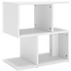 vidaXL Comodino Bianco 50x30x51,5 cm in Legno Multistrato