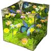Generico Butterfly Light Cube - Night Light | Acrylic Crystal Ambience Lighting | LED Mood Lamp For Bedroom Decor | Luminous Glow Cube | Color-Changing Decorative Table Lamp For Home offfice