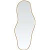vidaXL Specchio da Parete Dorato 80x35 cm