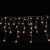 Gartenpirat catena luci pioggia ghiacciata 960 LED- 24m timer luce bianca calda