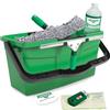 Unger Kit per la pulizia dei vetri (tergivetro, manico, copertura in microfibra, secchio da 12 L, detergente, raschietto, panno largo 35 cm) AK015