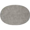 Guzzini - Tiffany, FABRIC Tovaglietta Ovale Double Face - Grigio Cielo, 33 x 48 cm - 22604692
