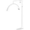 SXLIGHT Lampada Da Terra Per L'estensione Delle Ciglia, Luce Di Bellezza Mezzaluna LED Per Ciglia, Lampada Per Massaggi E Relax, Dimmerabile 3200K-5600K Con Altezza Regolabile Con Supporto Per Telefono