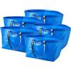 Ikea - 5x Frakta Blue Large Bags - Ideal For Shopping, Laundry & Storage by Ikea