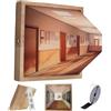 QhomeQ Lighting Painting Decor, 3D Naked Eye Visual Night Light, Optical Illusion Wall Art Ambient Lighting, USB Powered LED Light for Wall Art, Picture Frame Night Light,Classroom