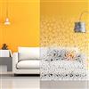 Dimexact Pellicola Decorativa Autoadesiva per Finestre con Motivi Naturali e Fiori, Fiori Bianchi, 1,52 m x 2,5 m, in Rotolo