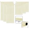 UISEBRT Tenda avvolgibile verticale per esterni Tenda a Rullo Oscurante, Tenda Parasole Antivento Privacy per Balcone, Terrazzo, protezione dai raggi UV (140 x 140 cm, Beige)