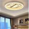 Zi Yang Plafoniera Bambini LED Dimmerabile Telecomando,Moderno Fumetto Pallacanestro Design Lampada da Soffitto per Bambino Ragazzo Ragazza Camera da Letto Soggiorno Luce per Basket,40cm