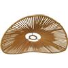 FewNvWa Paralume Rattan Con Una Robusta Struttura in Ferro, Diametro 30 Cm, Paralume Vintage Intrecciato a Mano per Lampadario Soffitto Lampada Da Tavolo Lampade Da Terra Pendenti