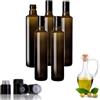 RagStore 36 Bottiglie per Olio Dorica Antifrode 250 ml Verde Scuro con Tappi Antirabbocco - Ideali per Olio Extra Vergine, Ristoranti e Attività Commerciali